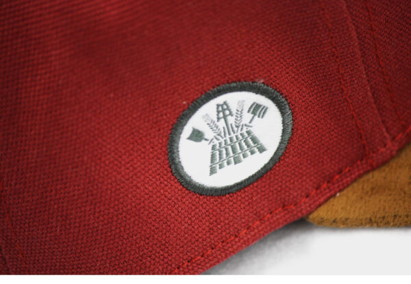 Dachsbräu Cap rot detail